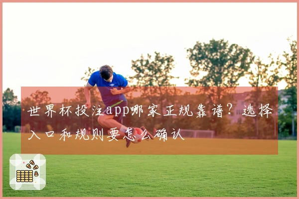 世界杯投注app哪家正规靠谱？选择入口和规则要怎么确认
